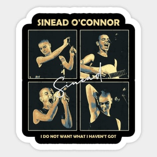 Sinead O'Connor Signature Sticker